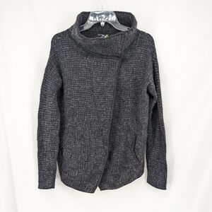 Eileen Fisher Wool Alpaca Blend Snap Jacket Size Small